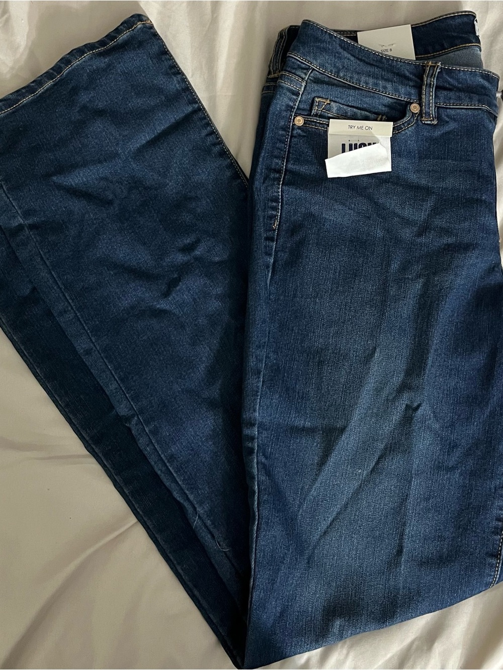 Lush Soft Dark Blue Denim Jeans